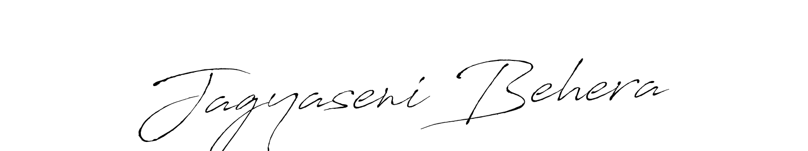 Design your own signature with our free online signature maker. With this signature software, you can create a handwritten (Antro_Vectra) signature for name Jagyaseni Behera. Jagyaseni Behera signature style 6 images and pictures png
