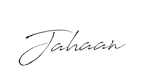 Design your own signature with our free online signature maker. With this signature software, you can create a handwritten (Antro_Vectra) signature for name Jahaan. Jahaan signature style 6 images and pictures png