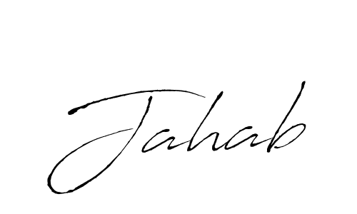 Make a beautiful signature design for name Jahab. With this signature (Antro_Vectra) style, you can create a handwritten signature for free. Jahab signature style 6 images and pictures png
