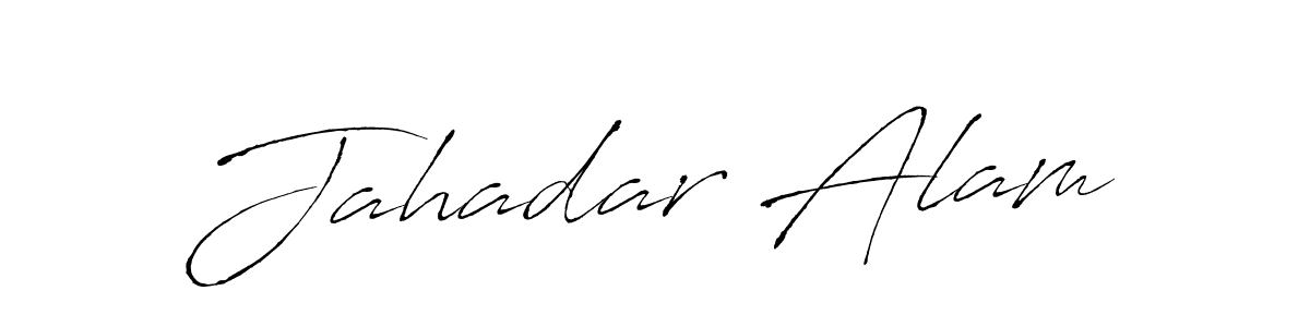 Jahadar Alam stylish signature style. Best Handwritten Sign (Antro_Vectra) for my name. Handwritten Signature Collection Ideas for my name Jahadar Alam. Jahadar Alam signature style 6 images and pictures png