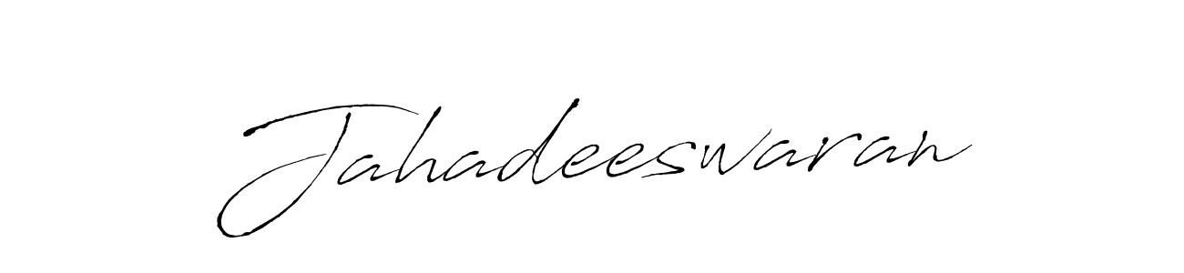 Use a signature maker to create a handwritten signature online. With this signature software, you can design (Antro_Vectra) your own signature for name Jahadeeswaran. Jahadeeswaran signature style 6 images and pictures png