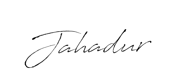 if you are searching for the best signature style for your name Jahadur. so please give up your signature search. here we have designed multiple signature styles  using Antro_Vectra. Jahadur signature style 6 images and pictures png