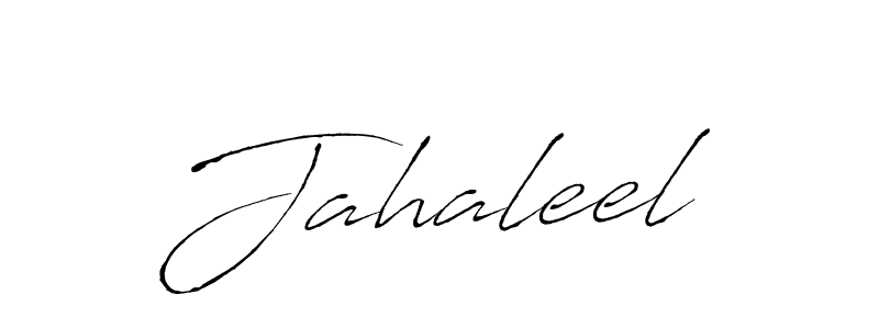 Use a signature maker to create a handwritten signature online. With this signature software, you can design (Antro_Vectra) your own signature for name Jahaleel. Jahaleel signature style 6 images and pictures png