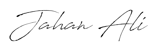 Make a beautiful signature design for name Jahan Ali. Use this online signature maker to create a handwritten signature for free. Jahan Ali signature style 6 images and pictures png