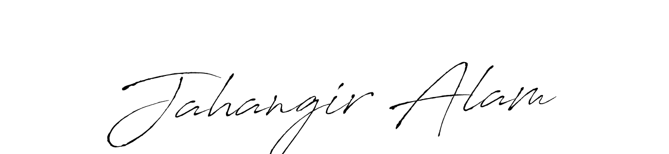 Jahangir Alam stylish signature style. Best Handwritten Sign (Antro_Vectra) for my name. Handwritten Signature Collection Ideas for my name Jahangir Alam. Jahangir Alam signature style 6 images and pictures png