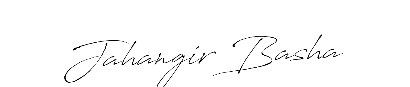 Make a beautiful signature design for name Jahangir Basha. With this signature (Antro_Vectra) style, you can create a handwritten signature for free. Jahangir Basha signature style 6 images and pictures png
