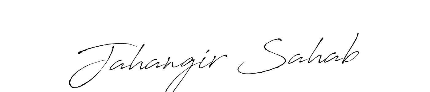 Use a signature maker to create a handwritten signature online. With this signature software, you can design (Antro_Vectra) your own signature for name Jahangir Sahab. Jahangir Sahab signature style 6 images and pictures png