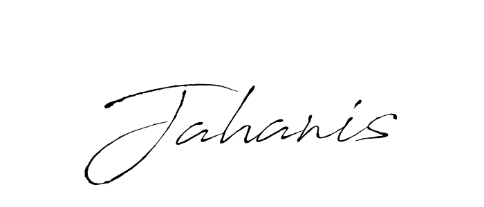 How to make Jahanis signature? Antro_Vectra is a professional autograph style. Create handwritten signature for Jahanis name. Jahanis signature style 6 images and pictures png