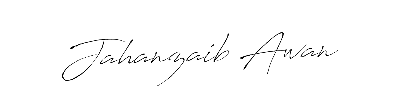 Design your own signature with our free online signature maker. With this signature software, you can create a handwritten (Antro_Vectra) signature for name Jahanzaib Awan. Jahanzaib Awan signature style 6 images and pictures png