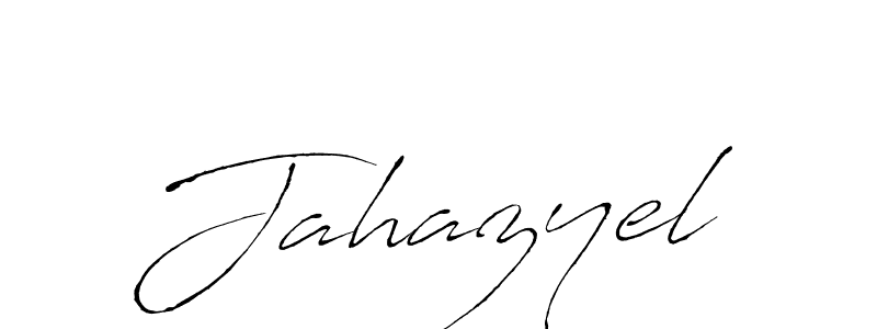 Make a beautiful signature design for name Jahazyel. With this signature (Antro_Vectra) style, you can create a handwritten signature for free. Jahazyel signature style 6 images and pictures png