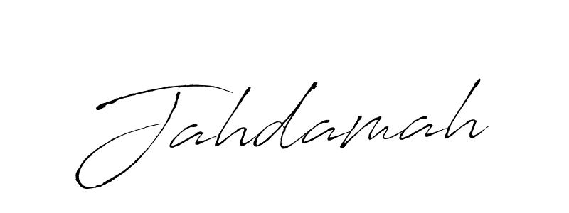 How to make Jahdamah name signature. Use Antro_Vectra style for creating short signs online. This is the latest handwritten sign. Jahdamah signature style 6 images and pictures png