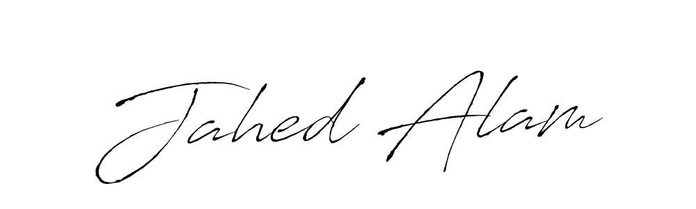 Antro_Vectra is a professional signature style that is perfect for those who want to add a touch of class to their signature. It is also a great choice for those who want to make their signature more unique. Get Jahed Alam name to fancy signature for free. Jahed Alam signature style 6 images and pictures png