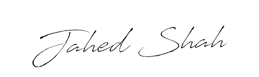 How to make Jahed Shah signature? Antro_Vectra is a professional autograph style. Create handwritten signature for Jahed Shah name. Jahed Shah signature style 6 images and pictures png