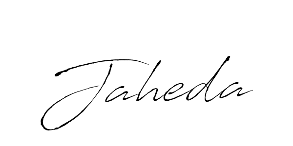 How to make Jaheda name signature. Use Antro_Vectra style for creating short signs online. This is the latest handwritten sign. Jaheda signature style 6 images and pictures png