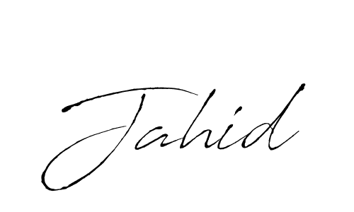 Make a beautiful signature design for name Jahid. With this signature (Antro_Vectra) style, you can create a handwritten signature for free. Jahid signature style 6 images and pictures png