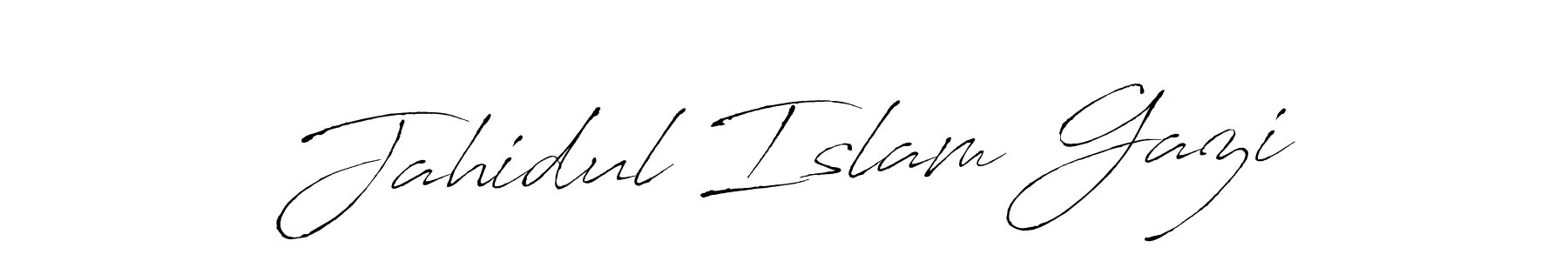 Design your own signature with our free online signature maker. With this signature software, you can create a handwritten (Antro_Vectra) signature for name Jahidul Islam Gazi. Jahidul Islam Gazi signature style 6 images and pictures png