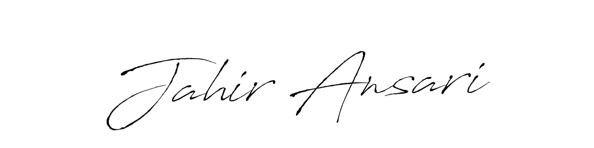 The best way (Antro_Vectra) to make a short signature is to pick only two or three words in your name. The name Jahir Ansari include a total of six letters. For converting this name. Jahir Ansari signature style 6 images and pictures png