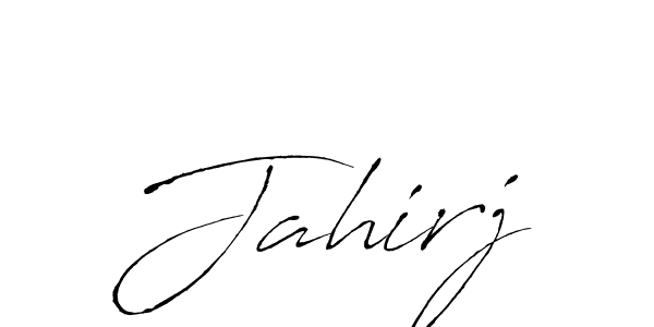 How to make Jahirj name signature. Use Antro_Vectra style for creating short signs online. This is the latest handwritten sign. Jahirj signature style 6 images and pictures png