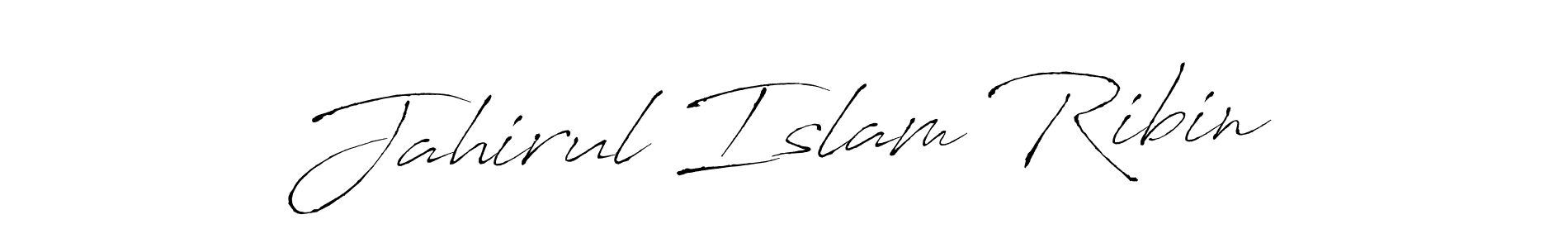 Design your own signature with our free online signature maker. With this signature software, you can create a handwritten (Antro_Vectra) signature for name Jahirul Islam Ribin. Jahirul Islam Ribin signature style 6 images and pictures png