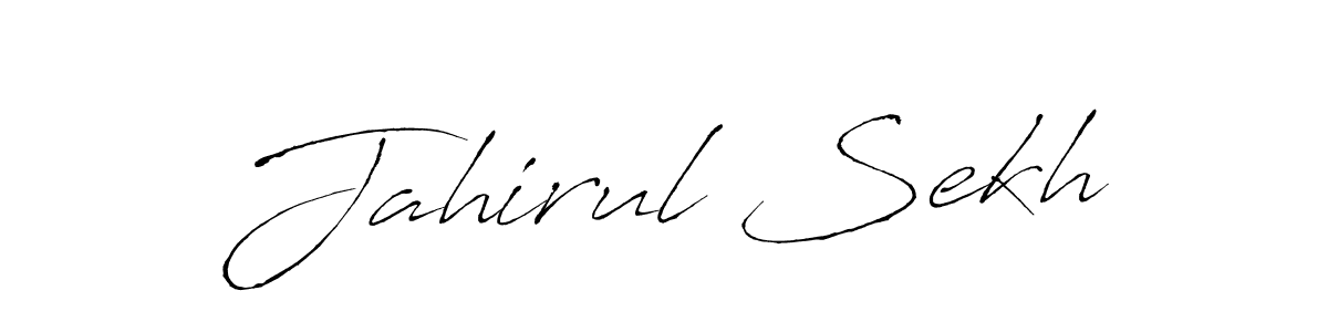 Create a beautiful signature design for name Jahirul Sekh. With this signature (Antro_Vectra) fonts, you can make a handwritten signature for free. Jahirul Sekh signature style 6 images and pictures png