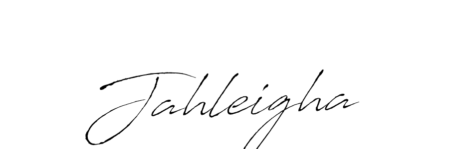 How to make Jahleigha name signature. Use Antro_Vectra style for creating short signs online. This is the latest handwritten sign. Jahleigha signature style 6 images and pictures png