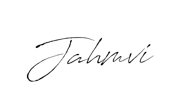 The best way (Antro_Vectra) to make a short signature is to pick only two or three words in your name. The name Jahmvi include a total of six letters. For converting this name. Jahmvi signature style 6 images and pictures png