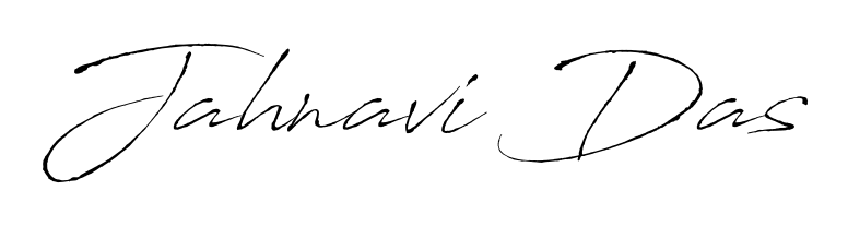 Upgrade your professional image with Jahnavi Das signature created with Antro_Vectra font. Fast, free, and watermark-free download. Jahnavi Das signature style 6 images and pictures png