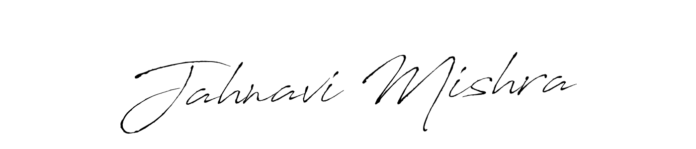 How to make Jahnavi Mishra signature? Antro_Vectra is a professional autograph style. Create handwritten signature for Jahnavi Mishra name. Jahnavi Mishra signature style 6 images and pictures png