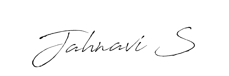 if you are searching for the best signature style for your name Jahnavi S. so please give up your signature search. here we have designed multiple signature styles  using Antro_Vectra. Jahnavi S signature style 6 images and pictures png