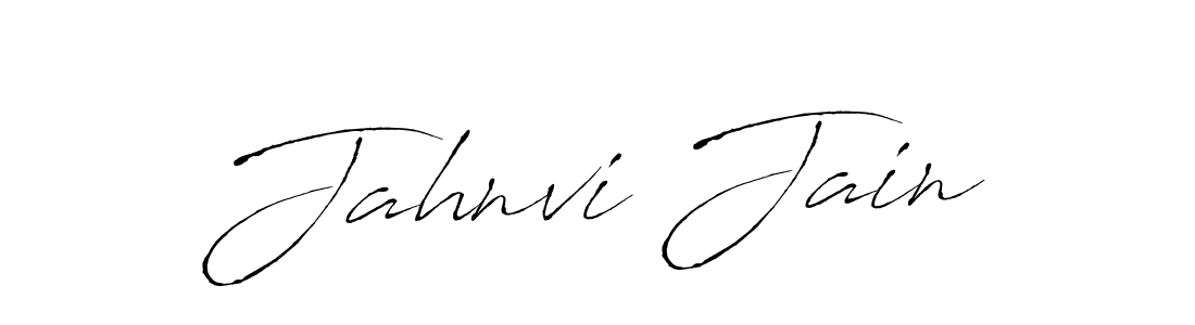 Jahnvi Jain stylish signature style. Best Handwritten Sign (Antro_Vectra) for my name. Handwritten Signature Collection Ideas for my name Jahnvi Jain. Jahnvi Jain signature style 6 images and pictures png