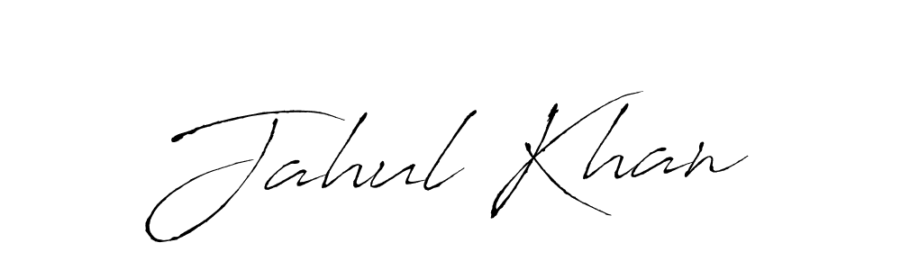 Make a beautiful signature design for name Jahul Khan. Use this online signature maker to create a handwritten signature for free. Jahul Khan signature style 6 images and pictures png