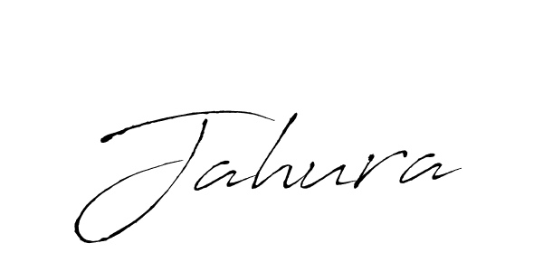 Design your own signature with our free online signature maker. With this signature software, you can create a handwritten (Antro_Vectra) signature for name Jahura. Jahura signature style 6 images and pictures png