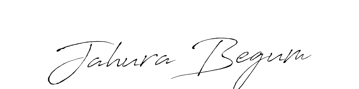 Create a beautiful signature design for name Jahura Begum. With this signature (Antro_Vectra) fonts, you can make a handwritten signature for free. Jahura Begum signature style 6 images and pictures png