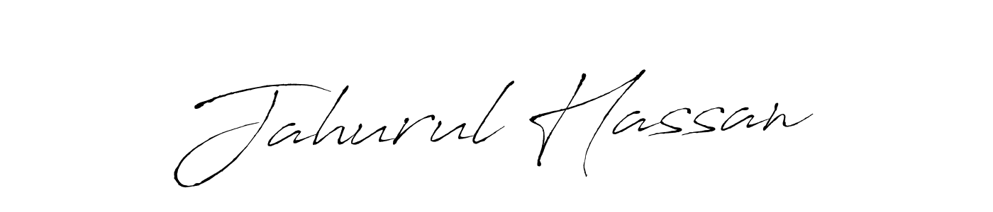 Create a beautiful signature design for name Jahurul Hassan. With this signature (Antro_Vectra) fonts, you can make a handwritten signature for free. Jahurul Hassan signature style 6 images and pictures png