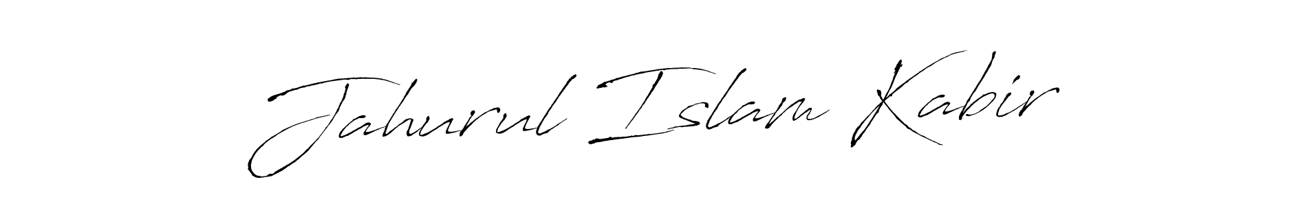 Make a beautiful signature design for name Jahurul Islam Kabir. With this signature (Antro_Vectra) style, you can create a handwritten signature for free. Jahurul Islam Kabir signature style 6 images and pictures png