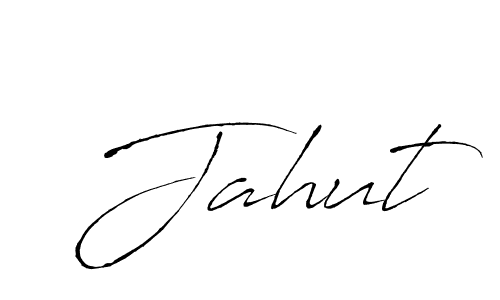 Jahut stylish signature style. Best Handwritten Sign (Antro_Vectra) for my name. Handwritten Signature Collection Ideas for my name Jahut. Jahut signature style 6 images and pictures png