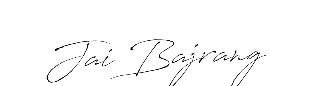 How to make Jai Bajrang signature? Antro_Vectra is a professional autograph style. Create handwritten signature for Jai Bajrang name. Jai Bajrang signature style 6 images and pictures png