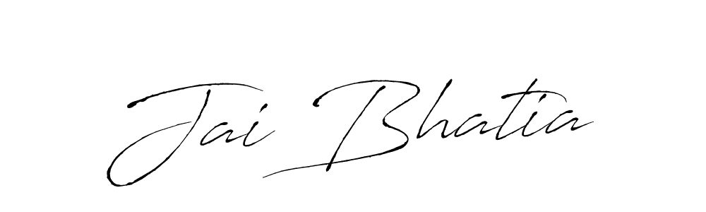 How to make Jai Bhatia signature? Antro_Vectra is a professional autograph style. Create handwritten signature for Jai Bhatia name. Jai Bhatia signature style 6 images and pictures png