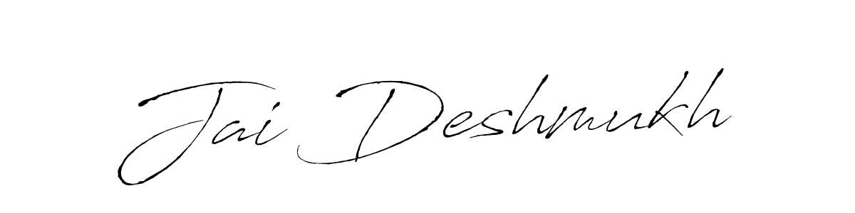 Also we have Jai Deshmukh name is the best signature style. Create professional handwritten signature collection using Antro_Vectra autograph style. Jai Deshmukh signature style 6 images and pictures png