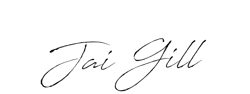 You should practise on your own different ways (Antro_Vectra) to write your name (Jai Gill) in signature. don't let someone else do it for you. Jai Gill signature style 6 images and pictures png