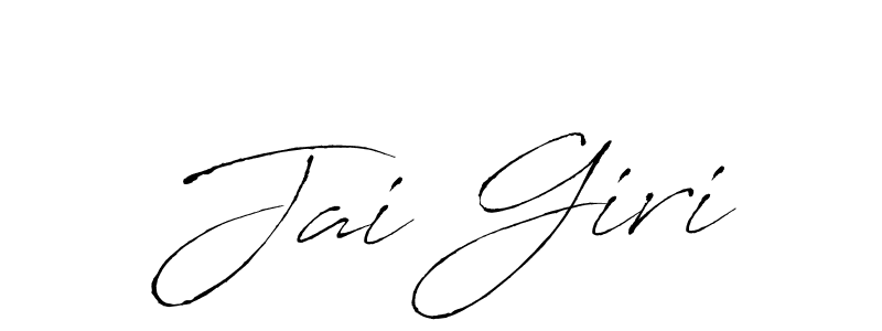 Jai Giri stylish signature style. Best Handwritten Sign (Antro_Vectra) for my name. Handwritten Signature Collection Ideas for my name Jai Giri. Jai Giri signature style 6 images and pictures png