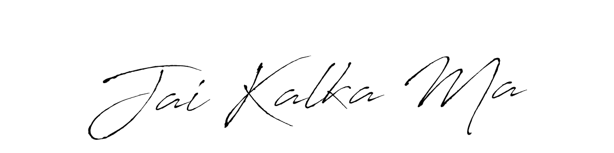 Use a signature maker to create a handwritten signature online. With this signature software, you can design (Antro_Vectra) your own signature for name Jai Kalka Ma. Jai Kalka Ma signature style 6 images and pictures png