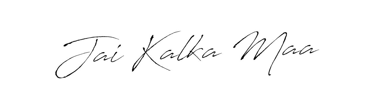 Jai Kalka Maa stylish signature style. Best Handwritten Sign (Antro_Vectra) for my name. Handwritten Signature Collection Ideas for my name Jai Kalka Maa. Jai Kalka Maa signature style 6 images and pictures png