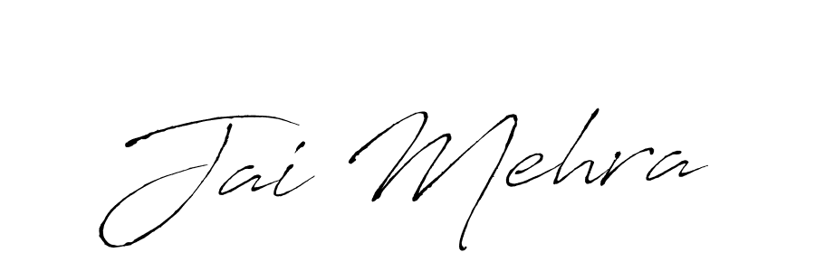 Jai Mehra stylish signature style. Best Handwritten Sign (Antro_Vectra) for my name. Handwritten Signature Collection Ideas for my name Jai Mehra. Jai Mehra signature style 6 images and pictures png