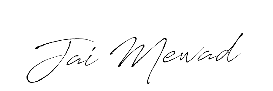 Use a signature maker to create a handwritten signature online. With this signature software, you can design (Antro_Vectra) your own signature for name Jai Mewad. Jai Mewad signature style 6 images and pictures png