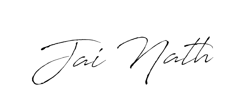 Use a signature maker to create a handwritten signature online. With this signature software, you can design (Antro_Vectra) your own signature for name Jai Nath. Jai Nath signature style 6 images and pictures png