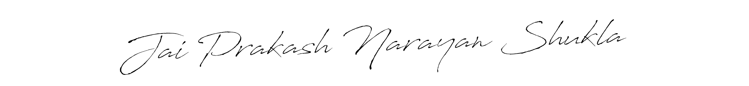 Use a signature maker to create a handwritten signature online. With this signature software, you can design (Antro_Vectra) your own signature for name Jai Prakash Narayan Shukla. Jai Prakash Narayan Shukla signature style 6 images and pictures png