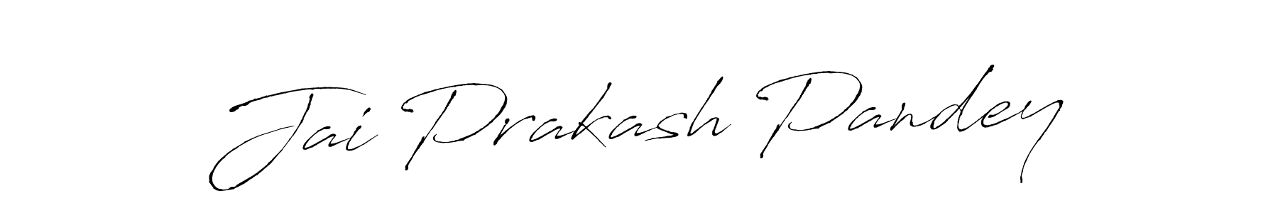 Jai Prakash Pandey stylish signature style. Best Handwritten Sign (Antro_Vectra) for my name. Handwritten Signature Collection Ideas for my name Jai Prakash Pandey. Jai Prakash Pandey signature style 6 images and pictures png