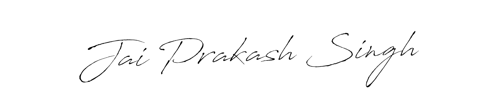 Jai Prakash Singh stylish signature style. Best Handwritten Sign (Antro_Vectra) for my name. Handwritten Signature Collection Ideas for my name Jai Prakash Singh. Jai Prakash Singh signature style 6 images and pictures png