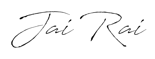 Create an unforgettable impression when signing with Jai Rai name styled in Antro_Vectra typography. 100% free online generator. Jai Rai signature style 6 images and pictures png